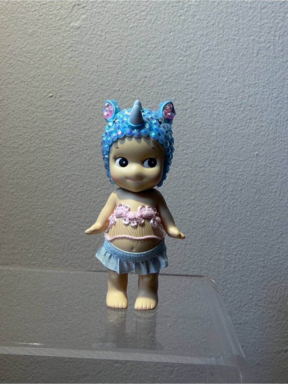 Authentic Sonny angel animal v3 rhino bedazzled w outfit